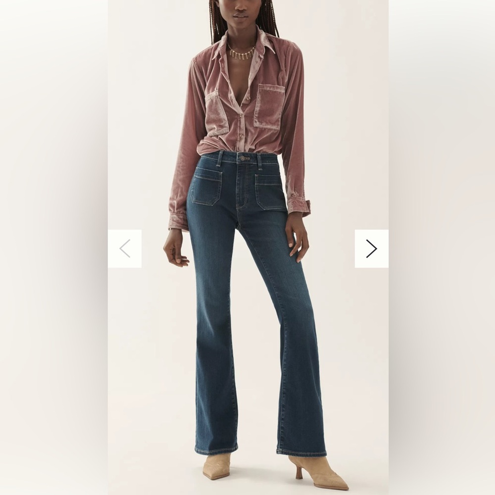 The Icon Flare Jeans by Pilcro: Mid-Rise Edition. GUC